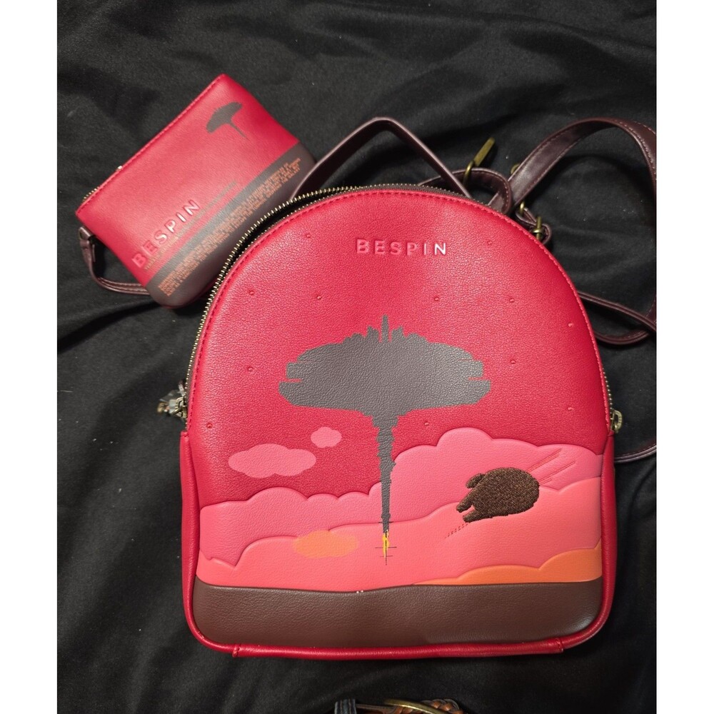 NWOT loungefly Disney star wars bespin mini backpack and change purse!